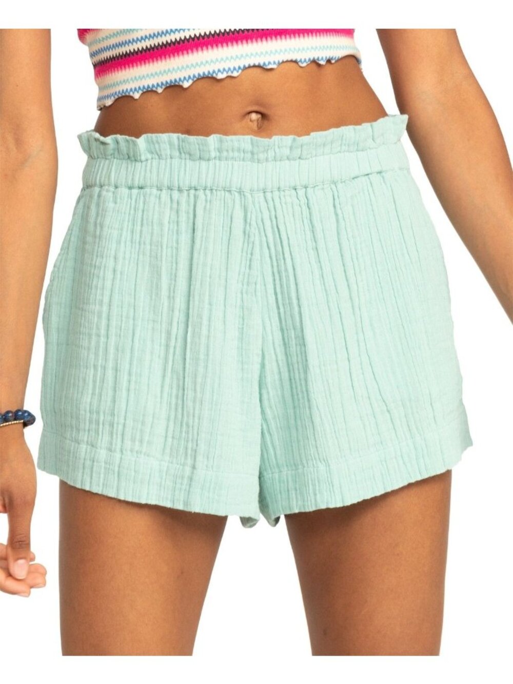 Roxy Womens What A Vibe Surf Shorts Casual Summer Beachwear Blue Size M NWT